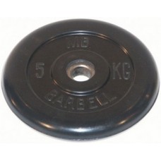 Диск обрезиненый черный MB Barbell MB31-5