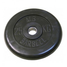 Диск обрезиненый черный MB Barbell MB26-25