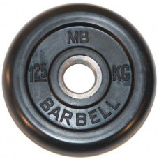 Диск обрезиненый черный MB Barbell MB31-1,25