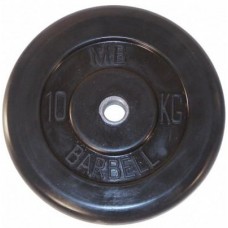 Диск обрезиненый черный MB Barbell MB26-10